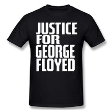 Load image into Gallery viewer, Justice For George Floyd Black Lives Matter Support black T Shirt