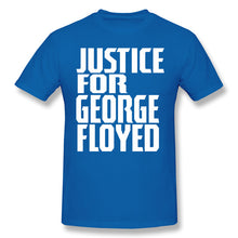 Load image into Gallery viewer, Justice For George Floyd Black Lives Matter Support black T Shirt