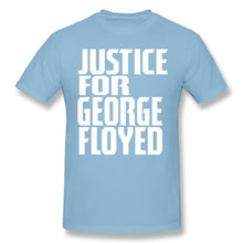 Load image into Gallery viewer, Justice For George Floyd Black Lives Matter Support black T Shirt