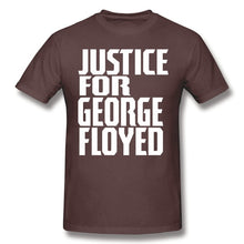 Load image into Gallery viewer, Justice For George Floyd Black Lives Matter Support black T Shirt