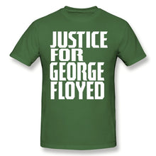 Load image into Gallery viewer, Justice For George Floyd Black Lives Matter Support black T Shirt