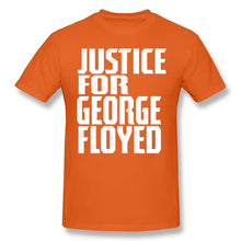 Load image into Gallery viewer, Justice For George Floyd Black Lives Matter Support black T Shirt