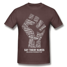 Load image into Gallery viewer, Say Their Names black T Shirt