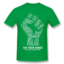 Load image into Gallery viewer, Say Their Names black T Shirt