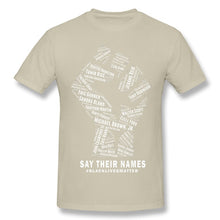 Load image into Gallery viewer, Say Their Names black T Shirt