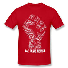 Load image into Gallery viewer, Say Their Names black T Shirt