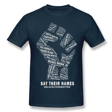 Load image into Gallery viewer, Say Their Names black T Shirt