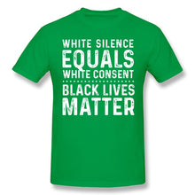 Load image into Gallery viewer, George Floyd T Shirt White Silence Equals White Consent