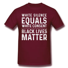 Load image into Gallery viewer, George Floyd T Shirt White Silence Equals White Consent