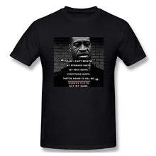 Load image into Gallery viewer, Please I Can_t Breathe George Floyd Men's Basic Short Sleeve T-Shirt European Size
