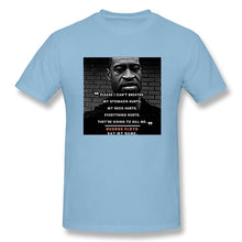 Load image into Gallery viewer, Please I Can_t Breathe George Floyd Men's Basic Short Sleeve T-Shirt European Size
