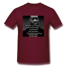 Load image into Gallery viewer, Please I Can_t Breathe George Floyd Men's Basic Short Sleeve T-Shirt European Size
