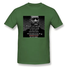 Load image into Gallery viewer, Please I Can_t Breathe George Floyd Men's Basic Short Sleeve T-Shirt European Size
