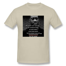 Load image into Gallery viewer, Please I Can_t Breathe George Floyd Men's Basic Short Sleeve T-Shirt European Size
