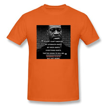 Load image into Gallery viewer, Please I Can_t Breathe George Floyd Men's Basic Short Sleeve T-Shirt European Size
