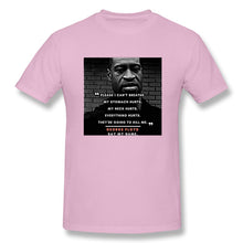 Load image into Gallery viewer, Please I Can_t Breathe George Floyd Men's Basic Short Sleeve T-Shirt European Size
