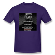 Load image into Gallery viewer, Please I Can_t Breathe George Floyd Men's Basic Short Sleeve T-Shirt European Size
