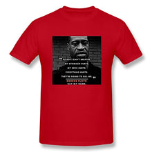 Load image into Gallery viewer, Please I Can_t Breathe George Floyd Men's Basic Short Sleeve T-Shirt European Size
