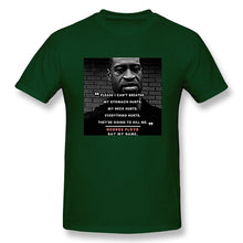 Load image into Gallery viewer, Please I Can_t Breathe George Floyd Men's Basic Short Sleeve T-Shirt European Size
