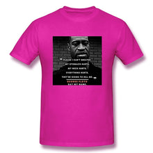 Load image into Gallery viewer, Please I Can_t Breathe George Floyd Men's Basic Short Sleeve T-Shirt European Size
