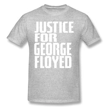 Load image into Gallery viewer, Justice For George Floyd Black Lives Matter Support black T Shirt

