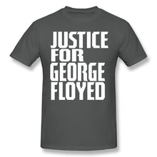 Load image into Gallery viewer, Justice For George Floyd Black Lives Matter Support black T Shirt
