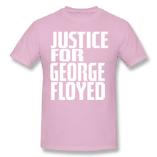Load image into Gallery viewer, Justice For George Floyd Black Lives Matter Support black T Shirt

