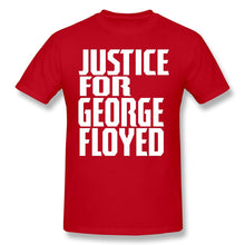 Load image into Gallery viewer, Justice For George Floyd Black Lives Matter Support black T Shirt
