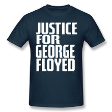 Load image into Gallery viewer, Justice For George Floyd Black Lives Matter Support black T Shirt
