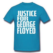 Load image into Gallery viewer, Justice For George Floyd Black Lives Matter Support black T Shirt
