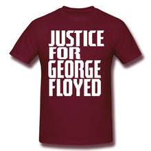 Load image into Gallery viewer, Justice For George Floyd Black Lives Matter Support black T Shirt

