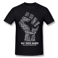 Load image into Gallery viewer, Say Their Names black T Shirt

