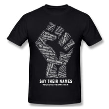Load image into Gallery viewer, Say Their Names black T Shirt
