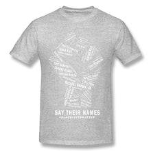 Load image into Gallery viewer, Say Their Names black T Shirt
