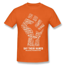 Load image into Gallery viewer, Say Their Names black T Shirt
