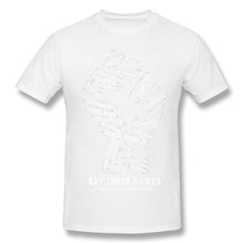Load image into Gallery viewer, Say Their Names black T Shirt
