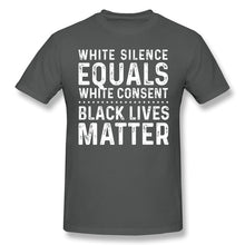 Load image into Gallery viewer, George Floyd T Shirt White Silence Equals White Consent
