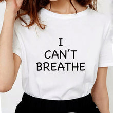 Load image into Gallery viewer, ANTI-RACISM Justice For George Floyd T Shirts Women Letter
