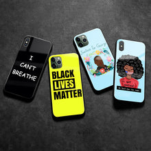 Load image into Gallery viewer, I Can't Breathe Justice for George Floyd Black people Phone Case Cover For Apple
