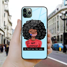 Load image into Gallery viewer, I Can't Breathe Justice for George Floyd Black people Phone Case Cover For Apple
