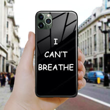 Load image into Gallery viewer, I Can't Breathe Justice for George Floyd Black people Phone Case Cover For Apple
