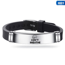 Load image into Gallery viewer, American Protest I Can't Breath Bracelets
