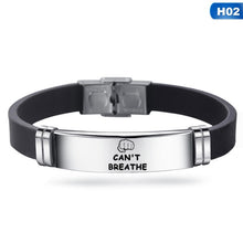 Load image into Gallery viewer, American Protest I Can't Breath Bracelets
